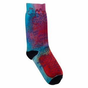 Meatfly ponožky X Pura Vida Eileen Red Dots | Mnohobarevná | Velikost L/XL