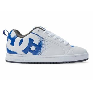 Dc shoes pánské boty Court Graffik White/Blue/Grey | Bílá | Velikost 9,5 US