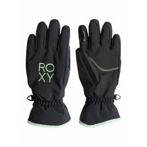 Roxy dětské zimní rukavice Freshfield Girl Glov True Black | Černá | Velikost S