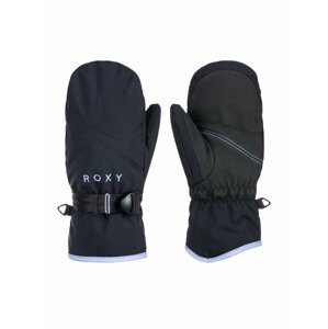 Roxy dětské zimní rukavice Jetty Girl Solid True Black | Černá | Velikost M