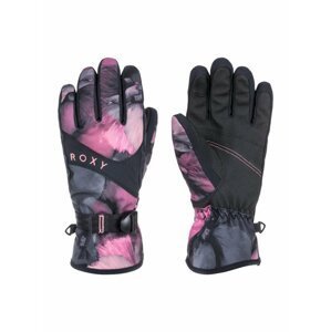 Roxy dámské zimní rukavice Jetty Glov True Black Pansy Pansy | Černá | Velikost M