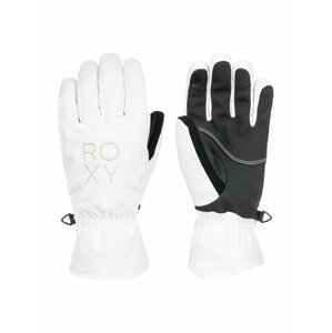Roxy dámské zimní rukavice Freshfield Glov Egret | Bílá | Velikost S
