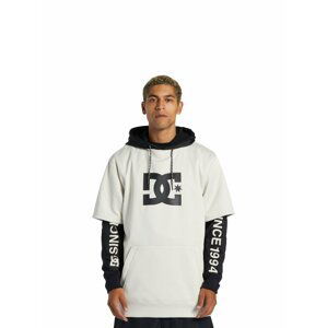 Dc shoes pánská technická mikina Dryden Silver Birch | Šedá | Velikost S