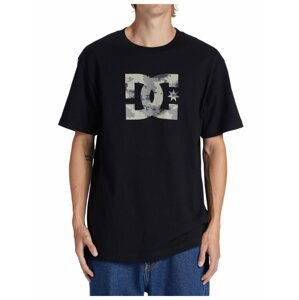 Dc shoes pánské tričko DC Star Fill Black/Cloud Cover | Černá | Velikost S