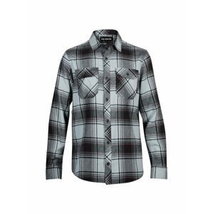 Fox pánská košile Traildust Flannel Gunmetal | Šedá | Velikost S | 100% bavlna