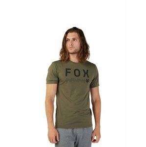 Fox pánské technické tričko Non Stop Ss Tech Olive Green | Zelená | Velikost M