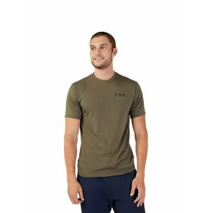 Fox pánské technické tričko Dynamic Ss Tech Olive Green | Zelená | Velikost M
