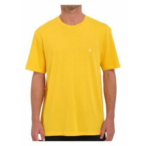 Volcom pánské tričko Stone Blanks Bsc Sst Citrus | Žlutá | Velikost M | 100% bavlna