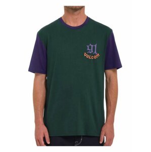 Volcom pánské tričko Fa Nando Von Arb Cb Sst Ponderosa Pine | Zelená | Velikost M | 100% bavlna