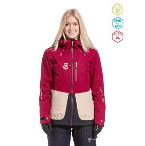 Meatfly dámská SNB & SKI bunda Gaia Beet Red | Červená | Velikost M