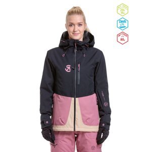 Meatfly dámská SNB & SKI bunda Gaia Black | Černá | Velikost XL