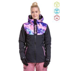 Meatfly dámská SNB & SKI bunda Kirsten Peach Aquarel/Black | Růžová | Velikost L