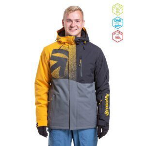 Meatfly pánská SNB & SKI bunda Shader Sunflower/Dark Grey | Žlutá | Velikost XXL