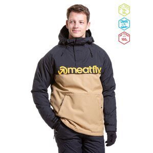 Meatfly pánská SNB & SKI bunda Slinger Tan/Black | Písková | Velikost XXL