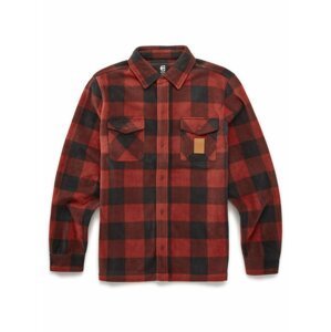 Etnies pánská košile Woodsman Fleece Rust | Červená | Velikost M