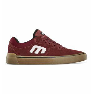 Etnies pánské boty Joslin Vulc Burgundy/Gum | Červená | Velikost 8 US