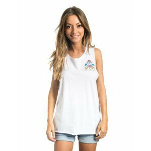 Rip curl tílko a top DELFÍN TANK OPTICAL WHITE | Bílá | Velikost M