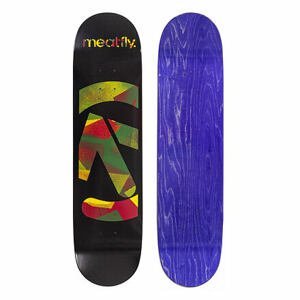 Meatfly skateboardová deska Netto Medium A - Black Rasta | Černá | Velikost skate 7,6"