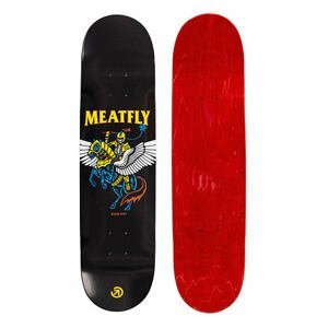 Meatfly skateboardová deska Mace High A - Black | Černá | Velikost skate 7,9"