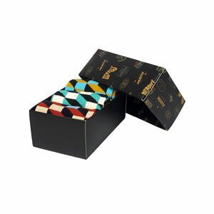 Meatfly pánské ponožky 3D Checkers Gift Pack | Mnohobarevná | Velikost S/M