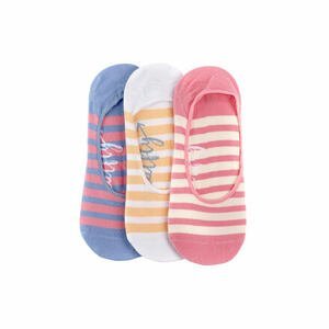 Meatfly ponožky Low socks - Triple pack D/ Big Stripes | Mnohobarevná | Velikost One Size