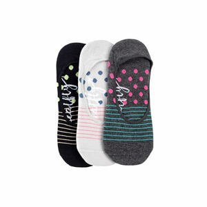 Meatfly ponožky Low socks - Triple pack F/ Dots Stripes | Mnohobarevná | Velikost One Size