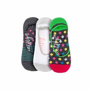 Meatfly ponožky Low socks - Triple pack L/ Fuchsia | Mnohobarevná | Velikost One Size