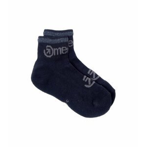 Meatfly ponožky Logo Middle Socks – CO C – Black | Černá | Velikost M