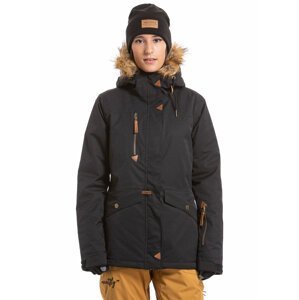 Meatfly snowboardová bunda Athena G - Black Stripe | Černá | Velikost M