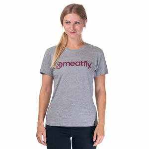 Meatfly dámské tričko Adena D - Grey Heather | Velikost XS