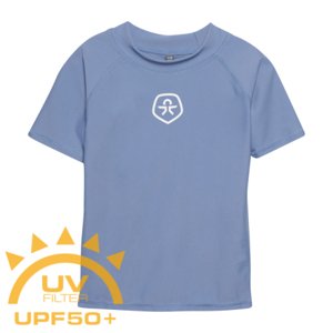 Tričko na koupání COLOR KIDS-T-shirt - Solid-854-Coronet Blue