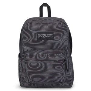 JANSPORT-SuperBreak Plus  Screen Waves Černá 26L