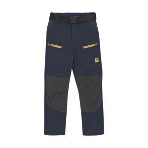 Turistické kalhoty COLOR KIDS-Pants Outdoor W. Zip Off-7850-Total Eclipse