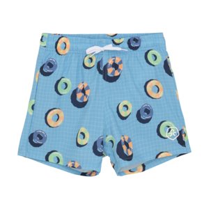 Plavky COLOR KIDS-Swim Shorts, AOP-7452-River Blue