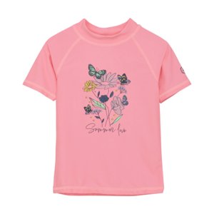 Tričko na koupání COLOR KIDS-T-shirt W. Print-5039-Plumeria