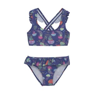 Dívčí plavky COLOR KIDS-Bikini W. Short Skirt, AOP-6149-Marlin