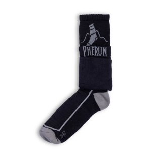 Turistické ponožky PHERUN-Merino Phe.run Black 39-42