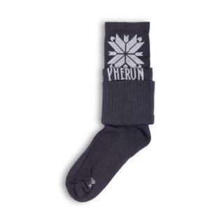 Turistické ponožky PHERUN-Decent Black Retro 43-46