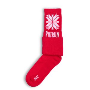 Turistické ponožky PHERUN-Rescue RED Retro 39-42
