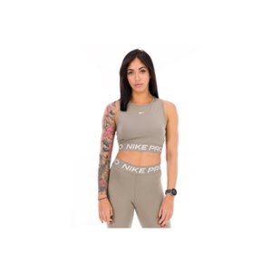 Dámské tréninkové tílko NIKE PRO-DF 365 CROP TANK-320-Beige