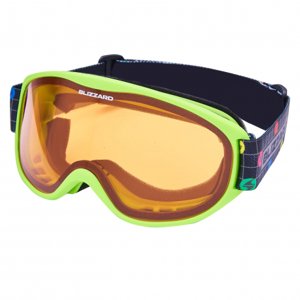 Lyžařské brýle BLIZZARD-Ski Gog. 929 DAO, neon green, amber1