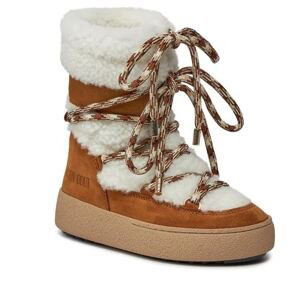 sněhule Moon Boot LTrack Tube Shearling whisky of white Velikost: 36