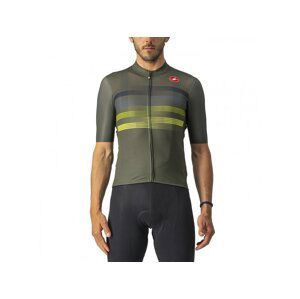 Castelli tričko Endurance Pro military green sulphur Velikost: 3XL