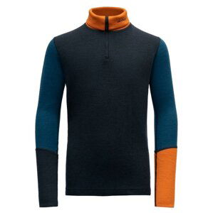 Devold tričko Expedition Merino Zip Neck Jr ink Velikost: 12