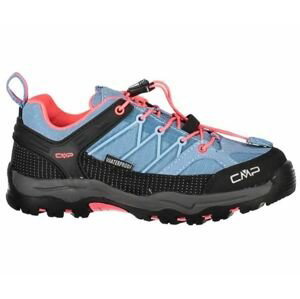 CMP obuv Kids Rigel Low Trekking Shoe WP light blue/red Velikost: 36