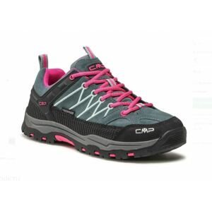 CMP obuv Kids Rigel Low Trekking Shoes Wp mineral green/purple fluo Velikost: 41