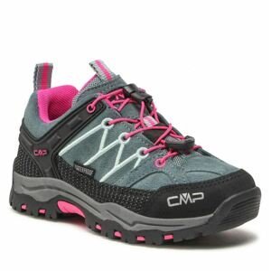CMP obuv Kids Rigel Low Trekking Shoes Wp mineral green/purple fluo Velikost: 31