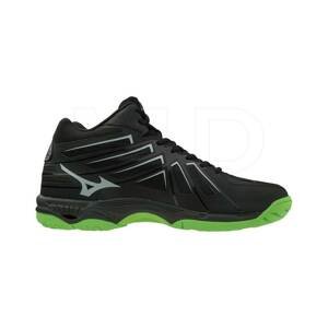 Mizuno  obuv WAVE HURRICANE 3 MID black/green Velikost: 48.5