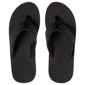 Quiksilver pantofle COASTAL OASIS DELUXE Black/Grey Velikost: 41