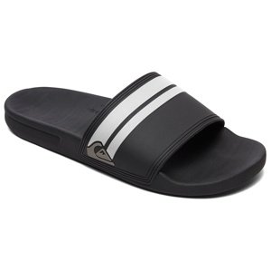 Quiksilver pantofle Rivi Slide black white Velikost: 45